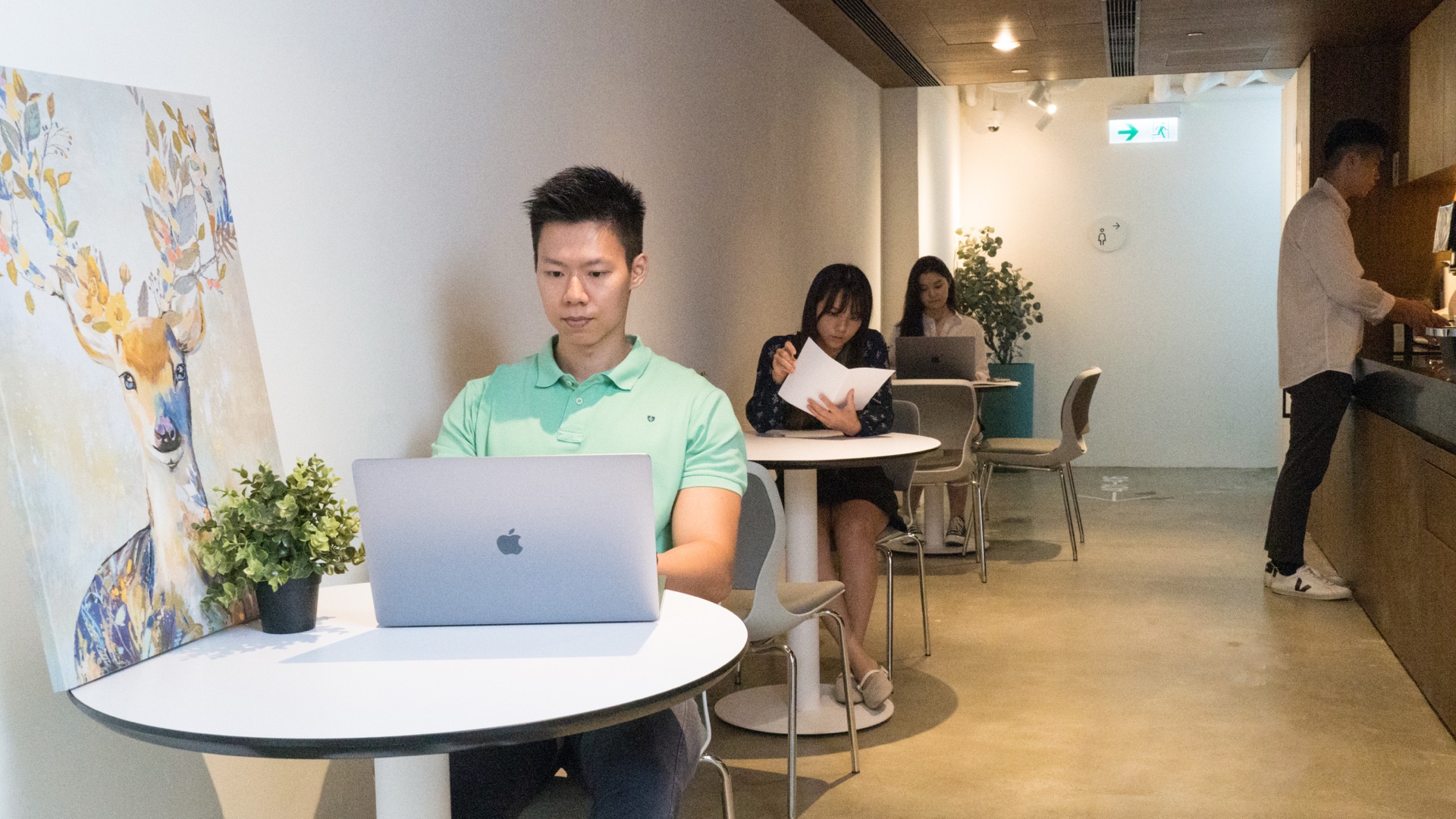 Base hot desk coworking space in Hong Kong